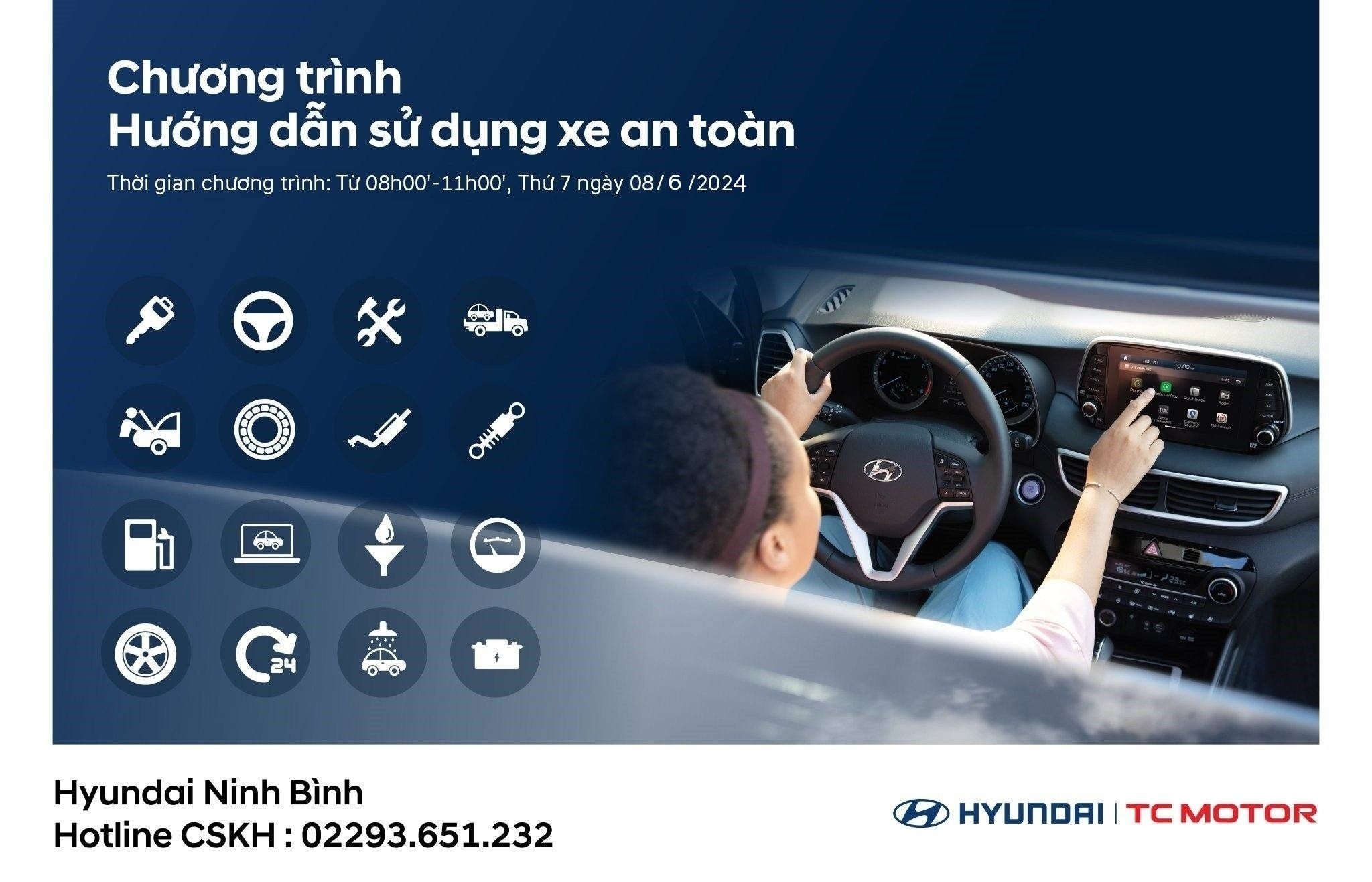 HƯỚNG DẪN SỬ DỤNG XE AN TOÀN THÁNG 6/2024 